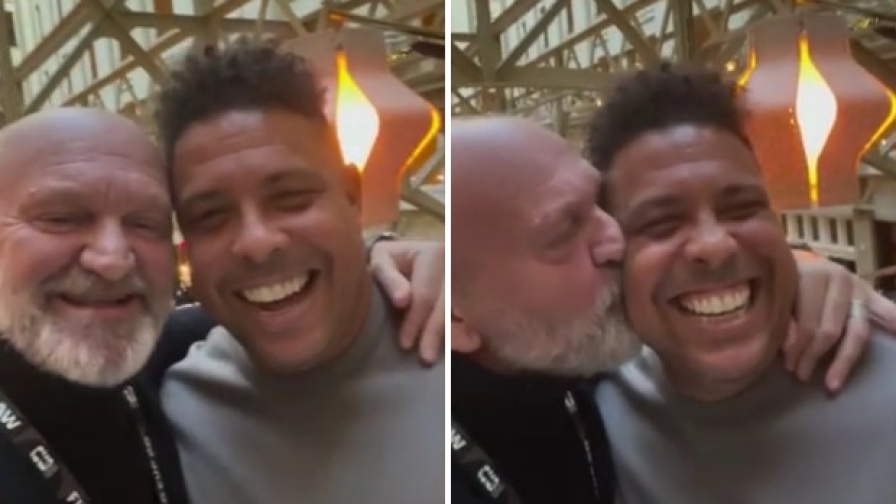 Pucci bacia Ronaldo e canta i cori dell'Inter