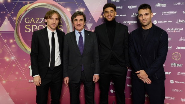 Modric, Lautaro, Brignone, De Giorgi... Gazzetta Sports Awards 2025, la parata dei campioni