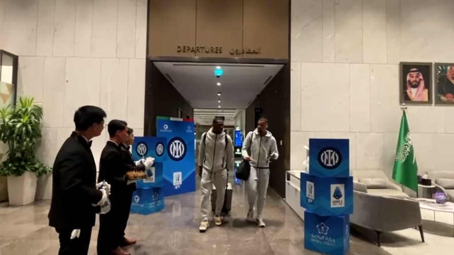 Supercoppa, l'Inter è a Riad: l'accoglienza ai giocatori prima della semifinale