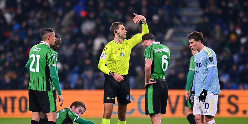 Moviola Sassuolo-Juve, fischia CalVARese: bene Zufferli. L&rsquo;unico neo &egrave; nel finale