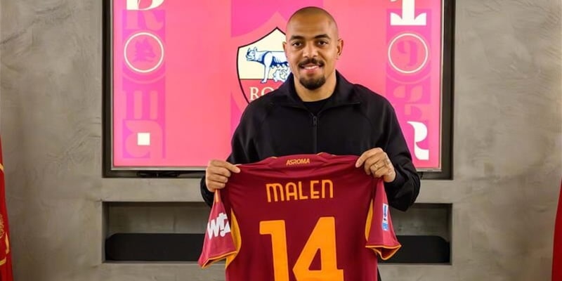 Roma, Malen &egrave; ufficiale: il comunicato del club e il numero scelto