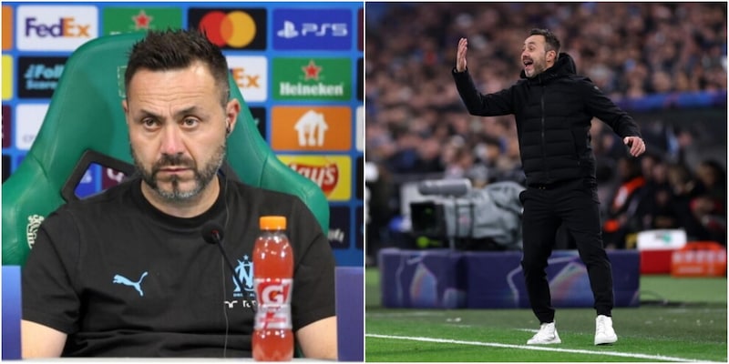 Marsiglia fuori dalla Champions, furia De Zerbi: "Dobbiamo chiedere scusa. Io primo responsabile ma..."