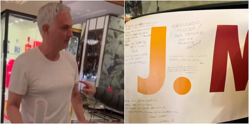 Mourinho in hotel a Torino: si emoziona per la sorpresa dei tifosi della Roma e la battuta sul futuro