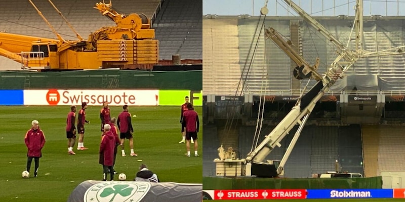 Roma, lo stadio di Atene &egrave; un disastro tra gru e spalti chiusi