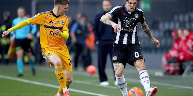 Pari tra Udinese e Pisa: Meister salva Gilardino