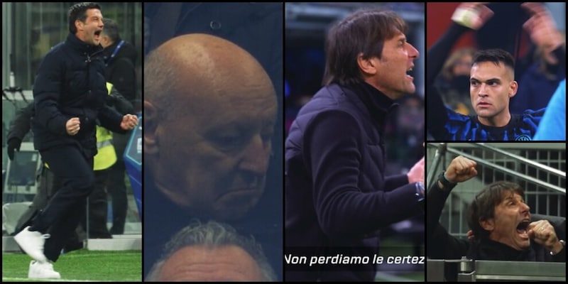 Marotta esulta, Lautaro incita, Conte si tiene e poi esplode: l'Inter-Napoli che non avete visto