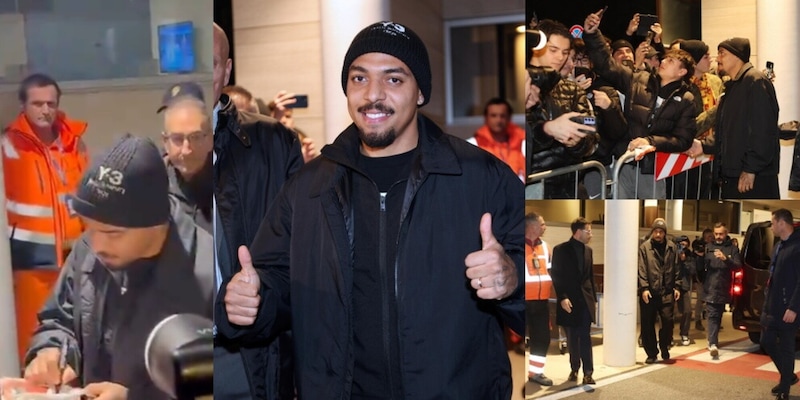 Malen &egrave; arrivato a Roma: eccolo a Ciampino insieme ai tifosi giallorossi