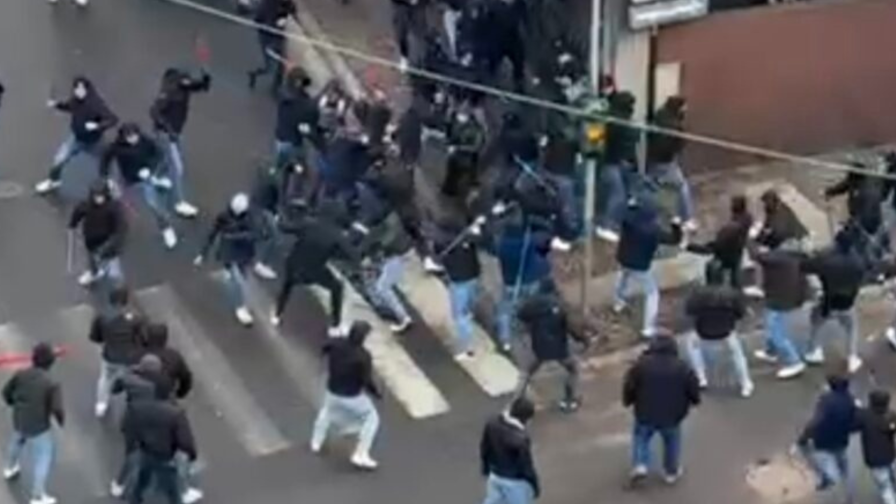 Como–Bologna, scontri tra tifosi prima della partita