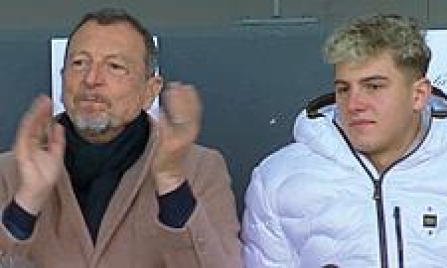 Amadeus, derby in tribuna con il figlio José, portiere delle giovanili friulane