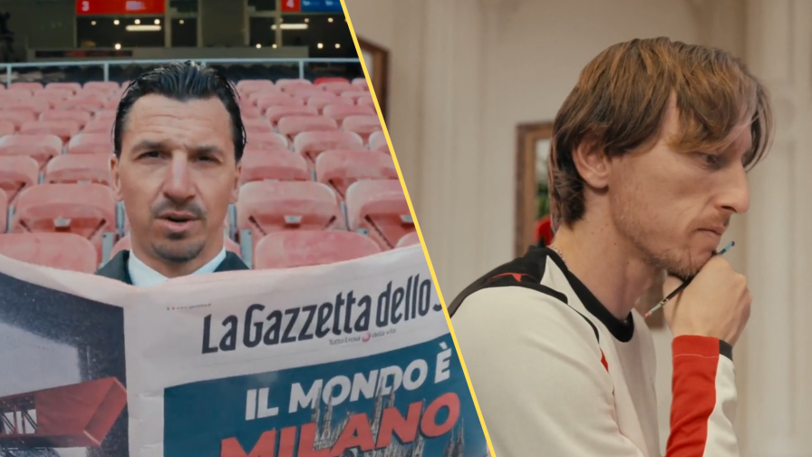 Modric pittore e Ibra con... la Gazzetta: il benvenuto del Milan ai Giochi Olimpici