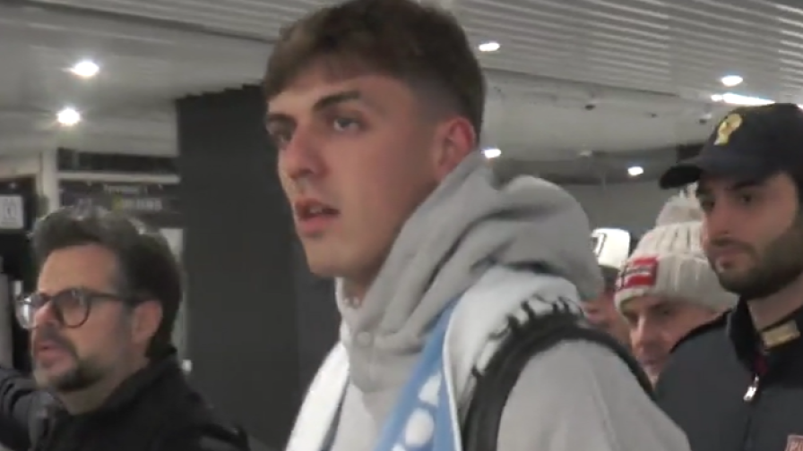 Lazio, ecco Daniel Maldini: l'arrivo tra risate e selfie