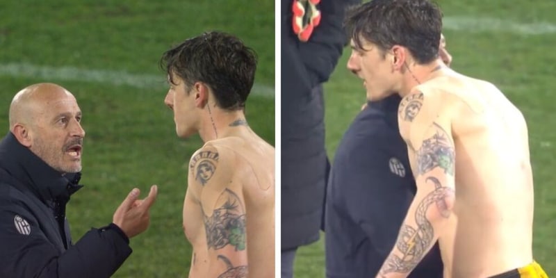 Italiano e la frase urlata in faccia a Zaniolo: lui reagisce cos&igrave; ed &egrave; subito virale