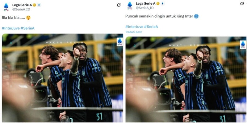 Tifosi della Juve furiosi con la Lega Serie A: il post indonesiano con il "Bla Bla Bla" scatena i social