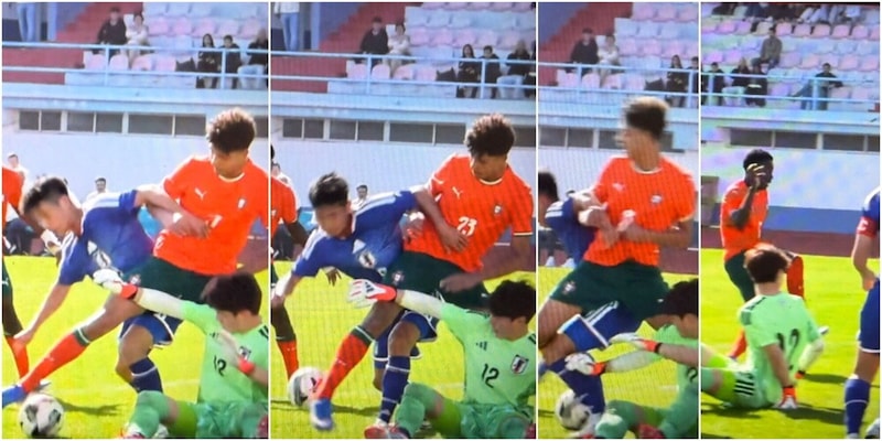 L'assurdo assist di tacco di Cristiano Ronaldo Jr con il Portogallo U16: il gesto fa impazzire tutti