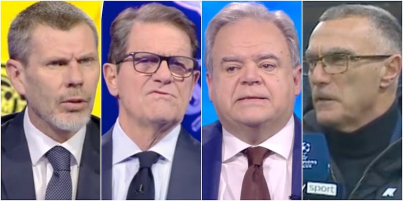 &ldquo;Se ti butti a terra&hellip;&rdquo;, &ldquo;Senza pazzia&rdquo;, &ldquo;Soffre le gerarchie&rdquo;: la figuraccia Inter su Sky