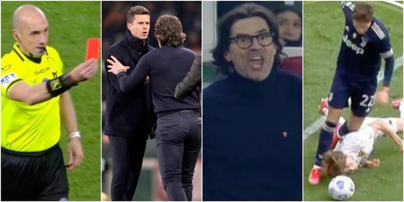 Atalanta-Juve a Fabbri, quello del doppio rosso a Motta-Vanoli. Al Var chi neg&ograve; un rigore solare