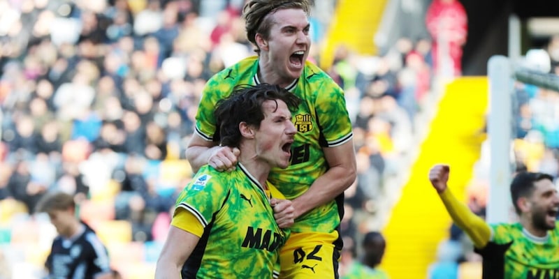 Sassuolo, Laurient&egrave; e Pinamonti ribaltano l'Udinese in 2 minuti: Grosso aggancia Runjaic