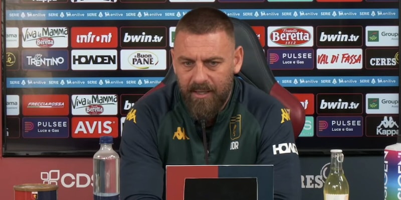 De Rossi: "Il Genoa meriterebbe qualche punto in pi&ugrave;. C'&egrave; un errore che non dobbiamo fare"