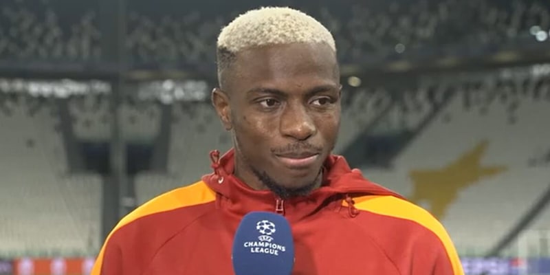 Osimhen corteggia la Juve: "Amo il Galatasaray ma per il 90% dei giocatori sarebbe un privilegio..."