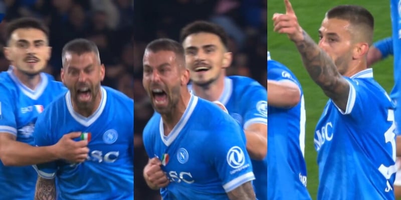 Spinazzola segna ancora alla Roma, esulta e poi reagisce cos&igrave;: il gesto verso la tribuna