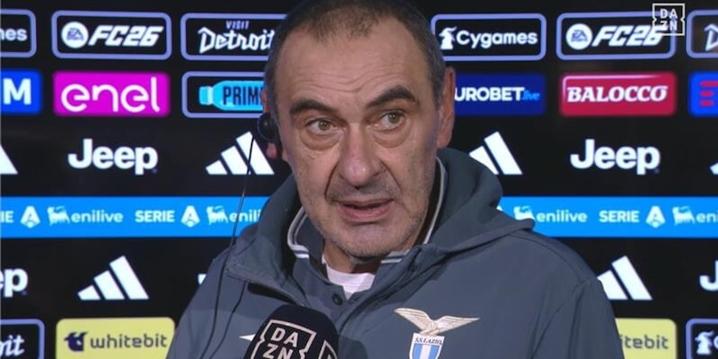 Sarri esalta la Lazio: "Anche sul 2-0 sapevo che...". Poi parla della crisi tra tifosi e Lotito