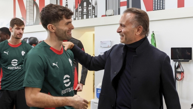 Gerry Cardinale stamani a Milanello incontra la squadra, parla con Allegri e dà la carica