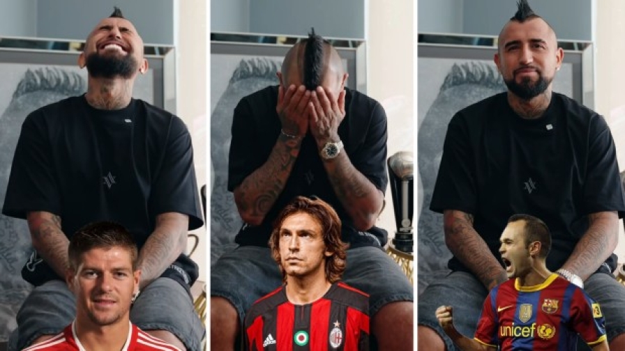 "Sei più forte di Pirlo, Gerrard e Xavi?" La risposta di Vidal è clamorosa