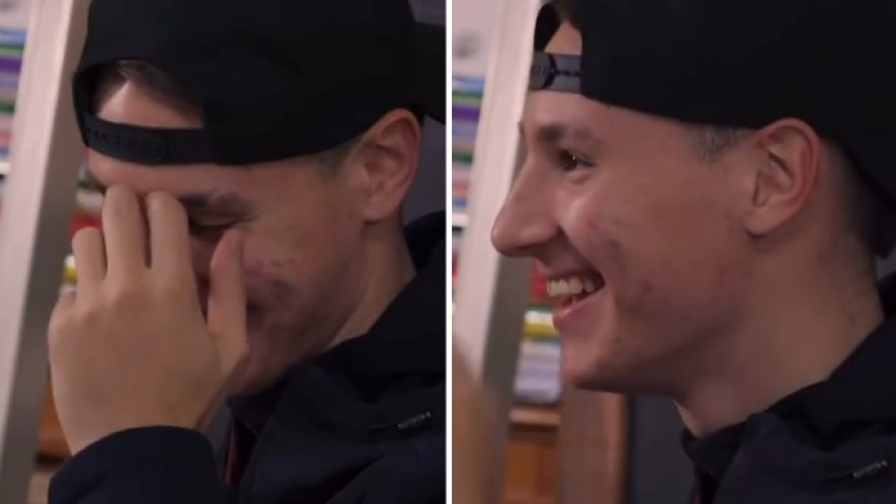 "Andresti all'Inter?". Il piccolo tifoso spiazza Camarda, lui reagisce così...