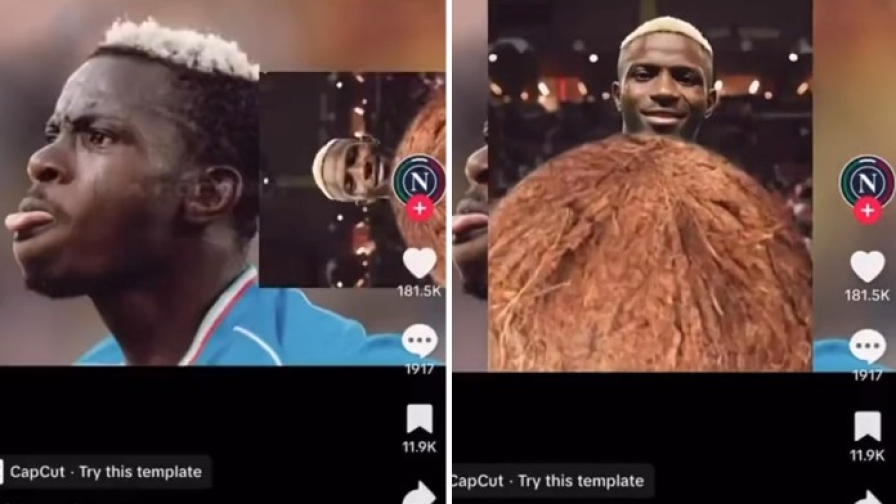 Osimhen "si trasforma" in una noce di cocco: riguarda il TikTok pubblicato dopo il rigore sbagliato