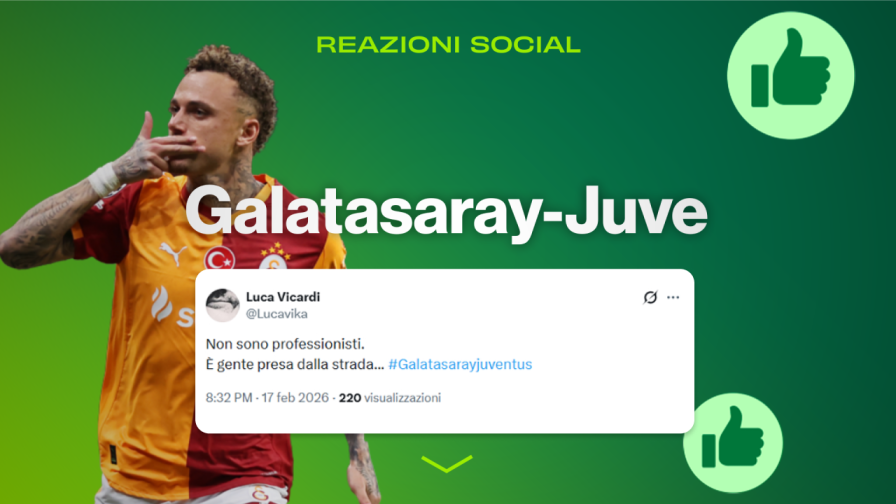 Galatasaray-Juve, le reazioni dei social: “Sono presi dalla strada”