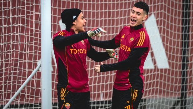 Roma: poker al Montespaccato in amichevole. Allenamento ancora a parte per Dybala e Soulé