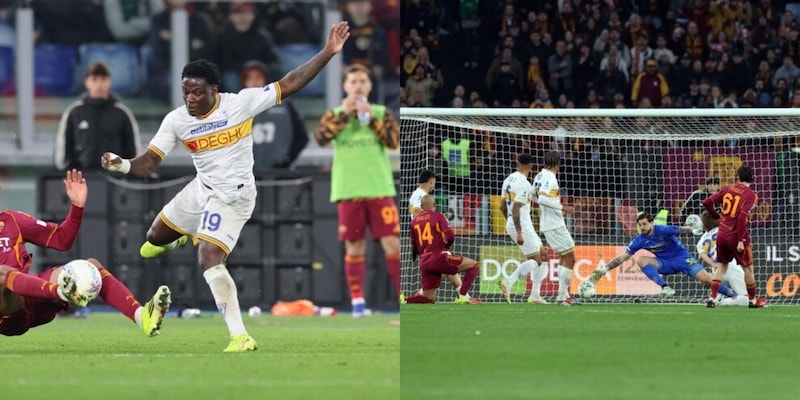 Moviola Roma-Lecce: non &egrave; rigore su Banda, irregolare il gol di Pisilli