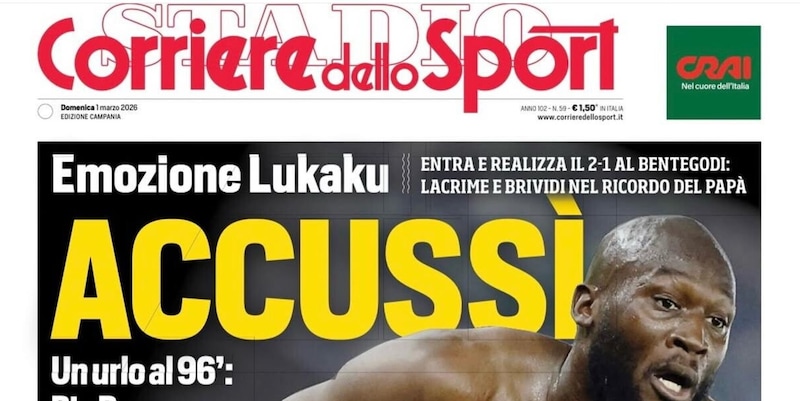 L&rsquo;omaggio a Sal Da Vinci nell&rsquo;edizione Campania del Corriere dello Sport