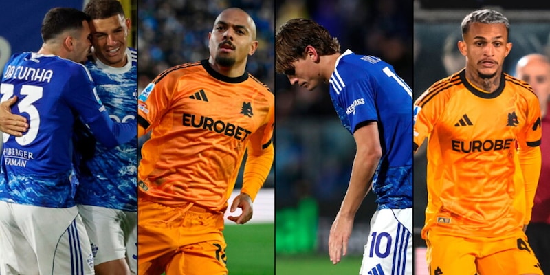 Da Cunha non lo prendono mai. Malen non basta, crisi Rensch: pagelle Como-Roma&nbsp;