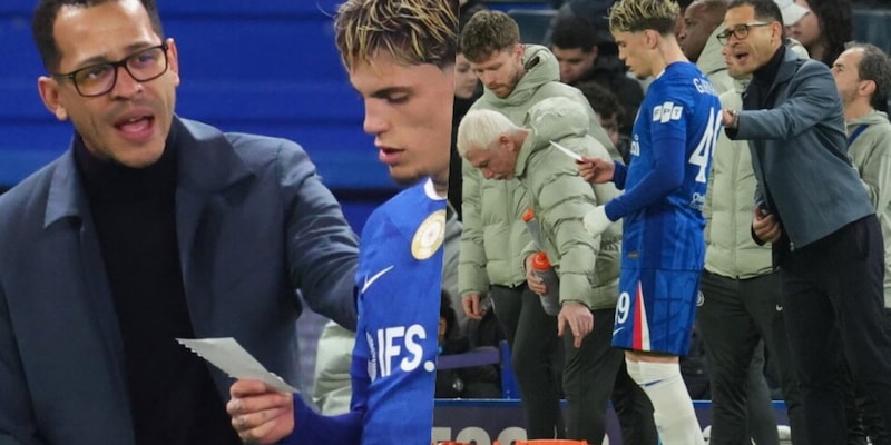 Incredibile Rosenior, il foglietto sull'8-2 a 6 minuti dalla fine lascia di stucco anche Garnacho!