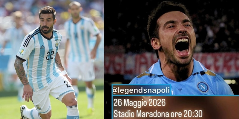 "Certi amori non smettono mai di giocare": Lavezzi torner&agrave; a Napoli dopo 14 anni