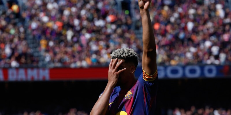 Barcellona, basta la rete di Araujo contro il Rayo Vallecano: vittoria e vetta a +7 sul Real Madrid