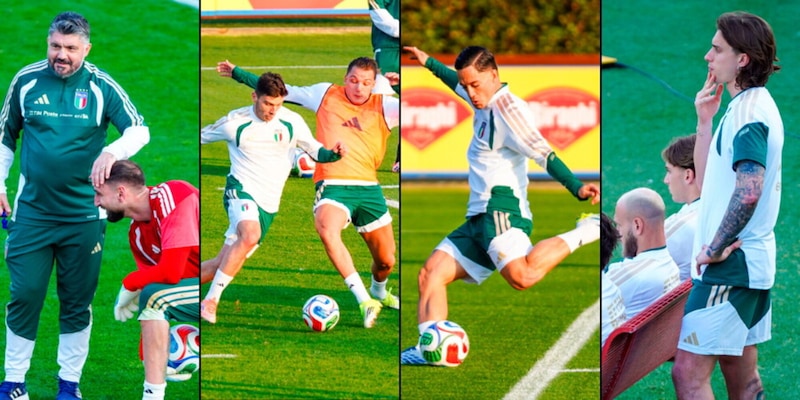 Italia, primo allenamento: in campo solo in 14, ecco perch&eacute;. Bastoni a parte, Politano no partitella