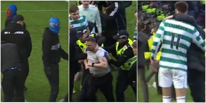 The same Old Firm. Scene surreali in Coppa di Scozia: i tifosi invadono il campo!