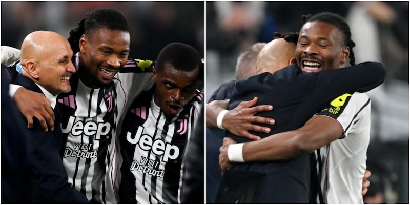 Spalletti scherza sull'abbraccio con Thuram: "Volevo provare anch'io l'ebbrezza del ciuffo"