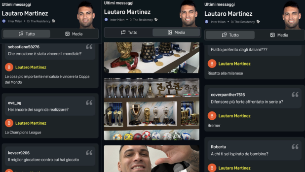 Lautaro tra Messi, Bremer, Lambo e risotto alla milanese: la sua live chat a Dazn