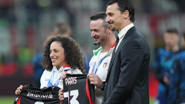 Milan, Brignone ospite a San Siro per il derby: "Mi sono tremate le gambe"