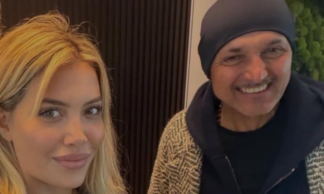 Wanda-Spalletti, scoppia la pace: "Che piacere rivederti mister". E spunta anche il cuoricino