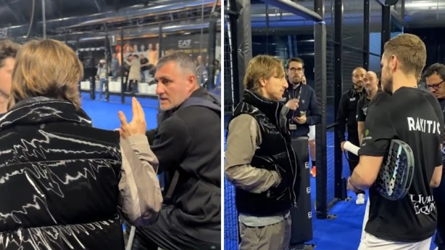 Modric a sorpresa al torneo di padel a Milano: "Dov'è Rakitic?"