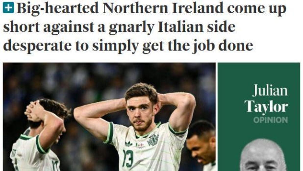 Da Londra a Belfast attacchi agli azzurri: "Ecco perché non fanno un Mondiale dal 2014". Si salva solo...