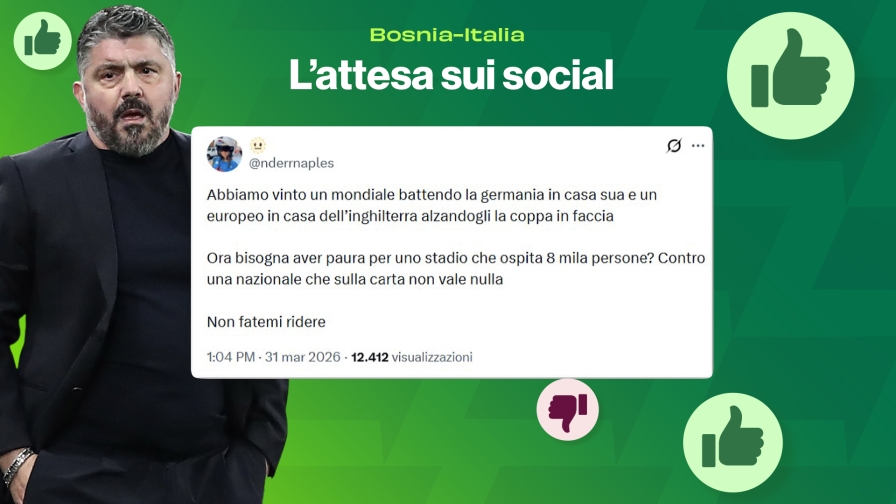 Bosnia-Italia, l’ansia dei tifosi sui social. Polemica sulla goal-line technology
