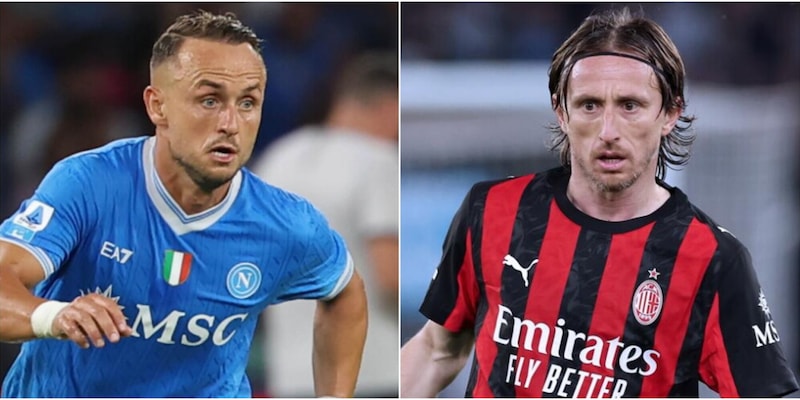 Napoli-Milan &egrave; Lobotka contro Modric: si incroceranno di nuovo in campo