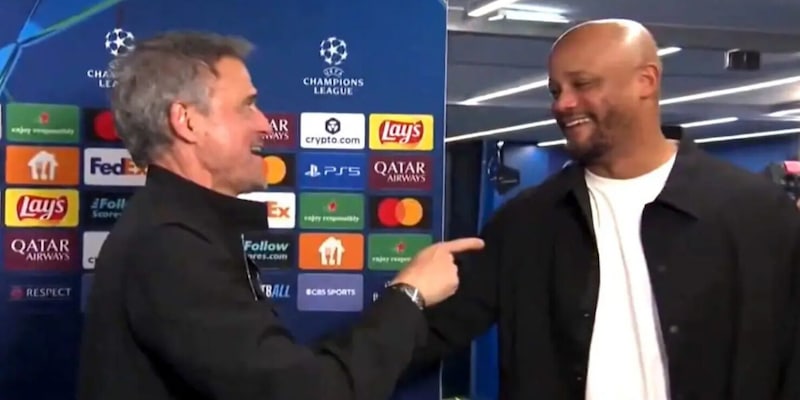 Luis Enrique-Kompany, il divertente siparietto dopo Psg-Bayern: "Ti &egrave; piaciuto?"