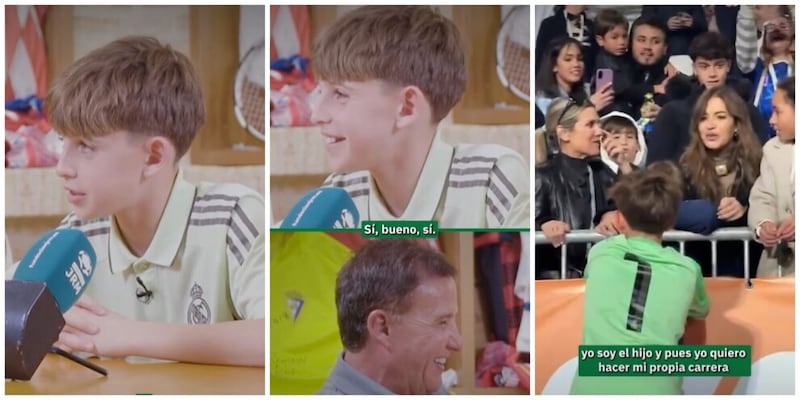 Mart&igrave;n Casillas, il figlio di Iker e Sara Carbonero, a 12 anni strega la Spagna: "Ma non paragonatemi a pap&agrave;..."