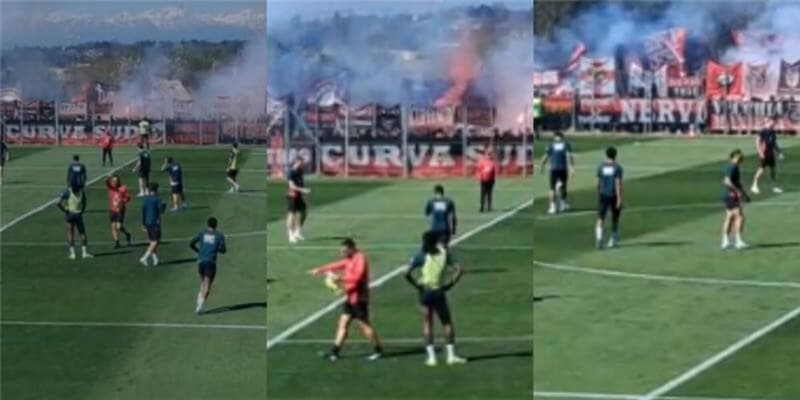 L'affetto dei tifosi per il Milan: in pi&ugrave; di 3mila a Milanello prima della trasferta vietata a Napoli
